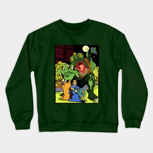 Lizard in the Garden of Sorrow Crewneck Sweatshirt